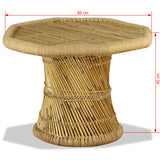 vidaXL Coffee Table Bamboo Octagon 60x60x45 cm | SKU: 244219 | Barcode: 8718475530886