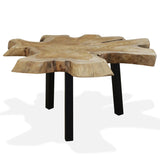 vidaXL Coffee Table Genuine Teak 80x70x38 cm | SKU: 244550 | Barcode: 8718475533375