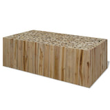 vidaXL Coffee Table Genuine Teak 90x50x35 cm | SKU: 244556 | Barcode: 8718475533436