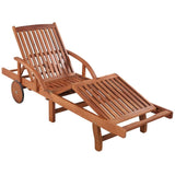 vidaXL Sun Loungers 2 pcs With Table Solid Acacia Wood | SKU: 274662 | Barcode: 8718475554806