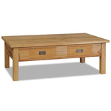 vidaXL Coffee Table Solid Teak 100x60x35 cm | SKU: 244483 | Barcode: 8718475558620