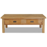 vidaXL Coffee Table Solid Teak 100x60x35 cm | SKU: 244483 | Barcode: 8718475558620