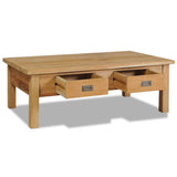 vidaXL Coffee Table Solid Teak 100x60x35 cm | SKU: 244483 | Barcode: 8718475558620