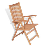 vidaXL Reclining Garden Chairs 2 pcs Solid Teak Wood | SKU: 43029 | Barcode: 8718475559030