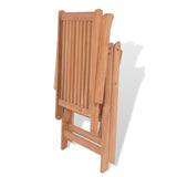 vidaXL Reclining Garden Chairs 2 pcs Solid Teak Wood | SKU: 43029 | Barcode: 8718475559030