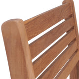 vidaXL Stackable Garden Chairs 2 pcs Solid Teak Wood | SKU: 43036 | Barcode: 8718475559108