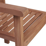 vidaXL Stackable Garden Chairs 4 pcs Solid Teak Wood | SKU: 43037 | Barcode: 8718475559115