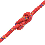 vidaXL Marine Rope Polypropylene 10 mm 50 m Red | SKU: 91291 | Barcode: 8718475559375