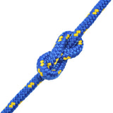 vidaXL Marine Rope Polypropylene 8 mm 100 m Blue | SKU: 91295 | Barcode: 8718475559412