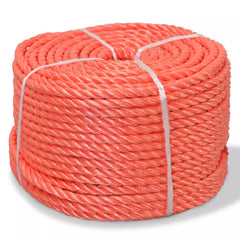 vidaXL Twisted Rope Polypropylene 6 mm 200 m Orange | SKU: 91299 | Barcode: 8718475559450
