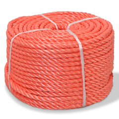 vidaXL Twisted Rope Polypropylene 8 mm 200 m Orange | SKU: 91300 | Barcode: 8718475559467