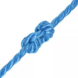 vidaXL Twisted Rope Polypropylene 6 mm 200 m Blue | SKU: 91303 | Barcode: 8718475559498