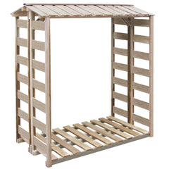VidaXL Firewood Storage Shed 150x100x176cm - Impregnated Pinewood | SKU: 43329 | UPC: 8718475562481