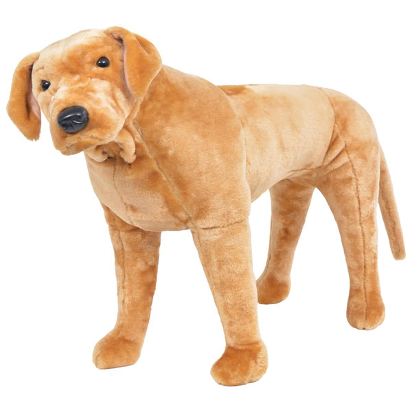 vidaXL Standing Plush Toy Labrador Dog Light Brown XXL | SKU: 91329 | Barcode: 8718475565727