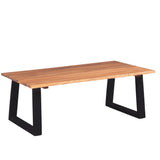 vidaXL Coffee Table Solid Acacia Wood 110x60x40 cm | SKU: 244996 | Barcode: 8718475567226