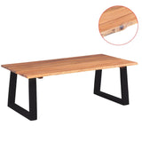 vidaXL Coffee Table Solid Acacia Wood 110x60x40 cm | SKU: 244996 | Barcode: 8718475567226