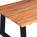 vidaXL Coffee Table Solid Acacia Wood 110x60x40 cm | SKU: 244996 | Barcode: 8718475567226