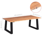 vidaXL Coffee Table Solid Acacia Wood 110x60x40 cm | SKU: 244996 | Barcode: 8718475567226