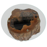 vidaXL Coffee Table Teak Glass 50x40 cm | SKU: 245069 | Barcode: 8718475568322