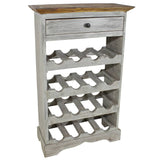 vidaXL Wine Rack Solid Reclaimed Wood 55x23x85 cm | SKU: 244507 | Barcode: 8718475569169