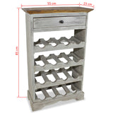 vidaXL Wine Rack Solid Reclaimed Wood 55x23x85 cm | SKU: 244507 | Barcode: 8718475569169