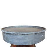 vidaXL Coffee Table Solid Reclaimed Wood 60x45 cm Silver | SKU: 244511 | Barcode: 8718475569206