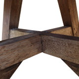 vidaXL Coffee Table Solid Reclaimed Wood 60x45 cm Silver | SKU: 244511 | Barcode: 8718475569206