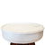 vidaXL Coffee Table Solid Reclaimed Wood 60x45 cm White  | SKU: 244820 | Barcode: 8718475569213
