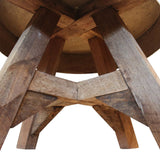 vidaXL Coffee Table Solid Reclaimed Wood 60x45 cm White  | SKU: 244820 | Barcode: 8718475569213