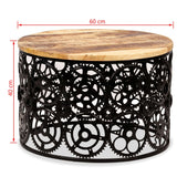 vidaXL Coffee Table Solid Mango Wood 60x40 cm | SKU: 245375 | Barcode: 8718475579465