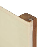 vidaXL Folding Director's Chair Solid Teak Wood | SKU: 43801 | Barcode: 8718475580959