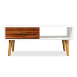 vidaXL Coffee Table Solid Acacia Wood 90x50x40 cm | SKU: 245736 | Barcode: 8718475590224