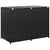 vidaXL Double Wheelie Bin Shed Poly Rattan Black 148x80x111 cm | SKU: 43887 | Barcode: 8718475592891