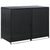 vidaXL Double Wheelie Bin Shed Poly Rattan Black 148x80x111 cm | SKU: 43887 | Barcode: 8718475592891