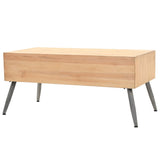 vidaXL Coffee Table Solid Fir Wood 115x55x50 cm | SKU: 245777 | Barcode: 8718475600602