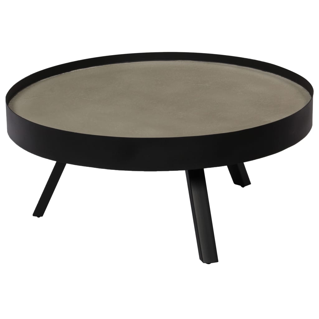vidaXL Coffee Table Concrete Top 74x32 cm | SKU: 246086 | Barcode: 8718475602293