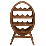 vidaXL Wine Rack 13 Bottles Solid Acacia Wood   | SKU: 44036 | Barcode: 8718475614258