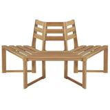 vidaXL Tree Bench Half-hexagonal 160 cm Solid Acacia Wood | SKU: 44251 | Barcode: 8718475614890