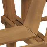 vidaXL Tree Bench Half-hexagonal 160 cm Solid Acacia Wood | SKU: 44251 | Barcode: 8718475614890