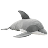 vidaXL Dolphin Cuddly Toy Plush Grey N2 | SKU: 80231 | Barcode: 8718475617549