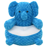 vidaXL Elephant Cuddly Toy Plush Blue | SKU: 80240 | Barcode: 8718475617617