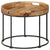 vidaXL Coffee Table Solid Mange Wood And Steel 50x40 cm | SKU: 246672 | Barcode: 8718475619413