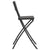 vidaXL Folding Bar Chairs 2 pcs HDPE And Steel Brown Rattan Look | SKU: 44558 | Barcode: 8718475623625