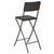 vidaXL Folding Bar Chairs 2 pcs HDPE And Steel Brown Rattan Look | SKU: 44558 | Barcode: 8718475623625