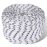 vidaXL Braided Boat Rope Polyester 6 mm 250 m White | SKU: 143789 | Barcode: 8718475705116