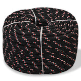vidaXL Marine Rope Polypropylene 18 mm 50 m Black | SKU: 143815 | Barcode: 8718475705376