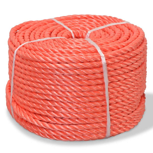 vidaXL Twisted Rope Polypropylene 14 mm 100 m Orange | SKU: 143838 | Barcode: 8718475705604