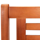 vidaXL 2-Seater Garden Bench 120 cm Solid Eucalyptus Wood | SKU: 44398 | Barcode: 8718475712268