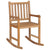 vidaXL Rocking Chair Solid Teak Wood | SKU: 44992 | Barcode: 8718475713975