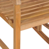 vidaXL Rocking Chair Solid Teak Wood | SKU: 44992 | Barcode: 8718475713975